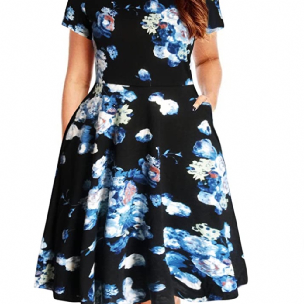 Nemidor Women's Round Neck Summer Casual Dress NWT